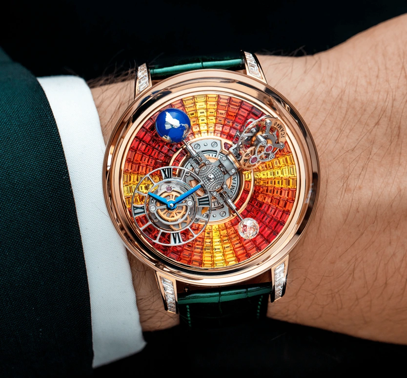 Jacob & Co.,Astronomia 50mm,50mm,Rose Gold,Gold,Handwound,60hours,In-house Caliber,AT800,AT800.40.BD.UB.B