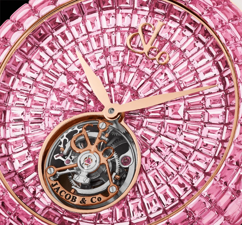 Jacob & Co.,Brilliant ,Rose Gold,Gold,Handwound,In-house Caliber,BT543,BT543.40.BP.BP.B