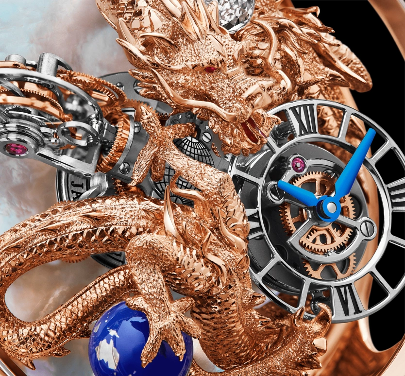 Jacob & Co.,Astronomia 50mm,50mm,Rose Gold,Sapphire,Gold,Handwound,60hours,In-house Caliber,AT102,AT102.40.DR.UE.A