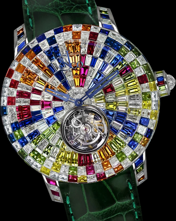 Jacob & Co.,Caviar Tourbillon 47mm,47mm,Gold,White Gold,Handwound,100hours,In-house Caliber,CV201,CV201.30.HX.HX.A