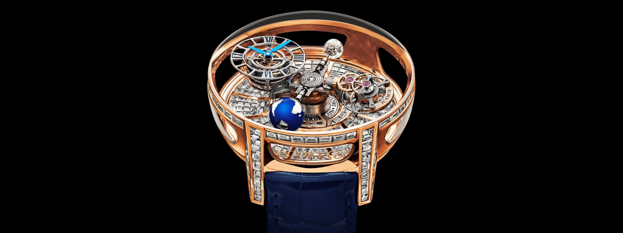 Jacob & Co.,Astronomia ,Rose Gold,Gold,Handwound,35hours,In-house Caliber,AT810,AT810.40.BD.BD.A