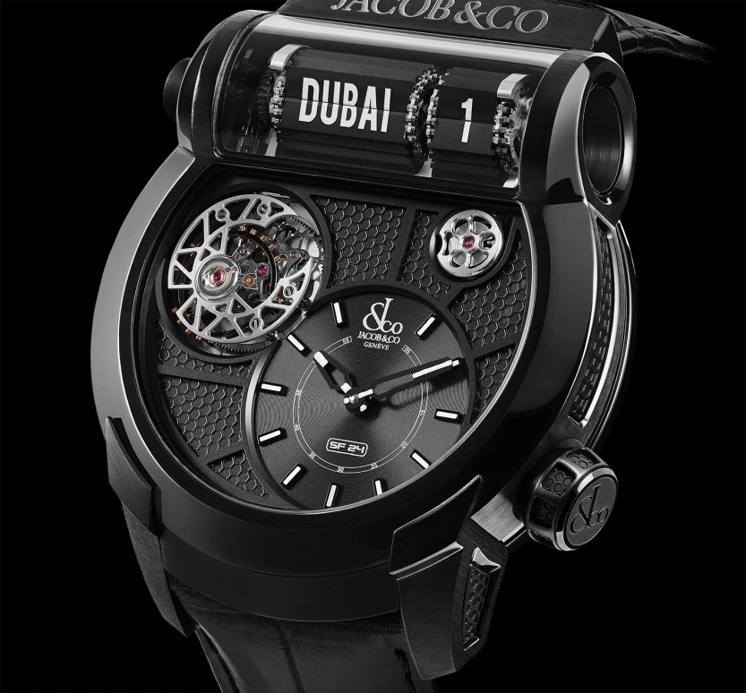 Jacob & Co.,EPIC ,Titanium,48hours,In-house Caliber,Sapphire,ES102,ES102.21.NS.AA.A