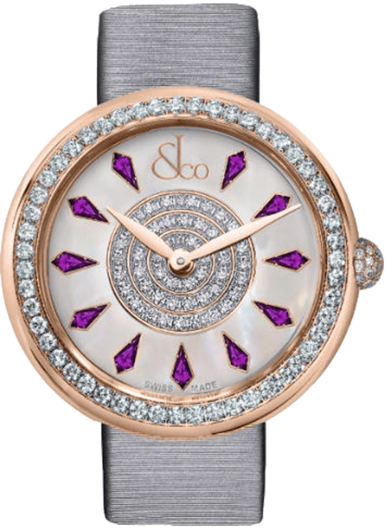 Jacob & Co.,Brilliant 44mm,44mm,Rose Gold,Gold,Quartz,In-house Caliber,BQ030,BQ030.40.RO.KH.A