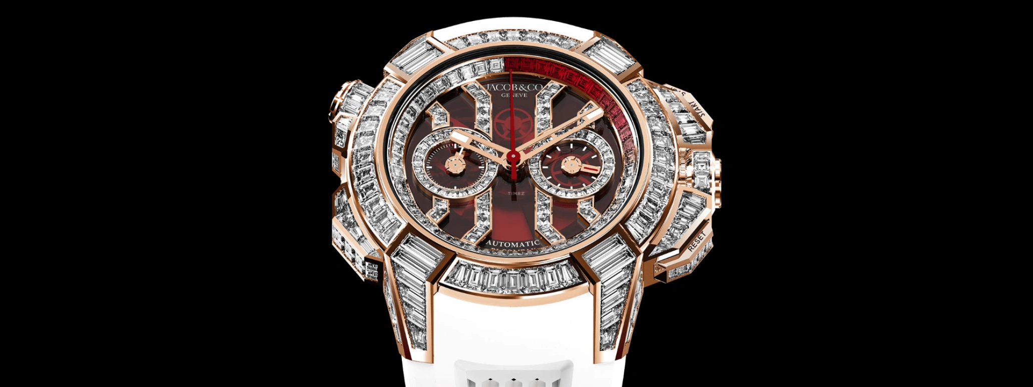 Jacob & Co.,EPIC ,Rose Gold,Gold,Sapphire,EC422,EC422.40.BW.RD.A