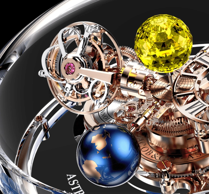 Jacob & Co.,Astronomia ,Sapphire,Handwound,60hours,In-house Caliber,AT125,AT125.80.AA.SD.A