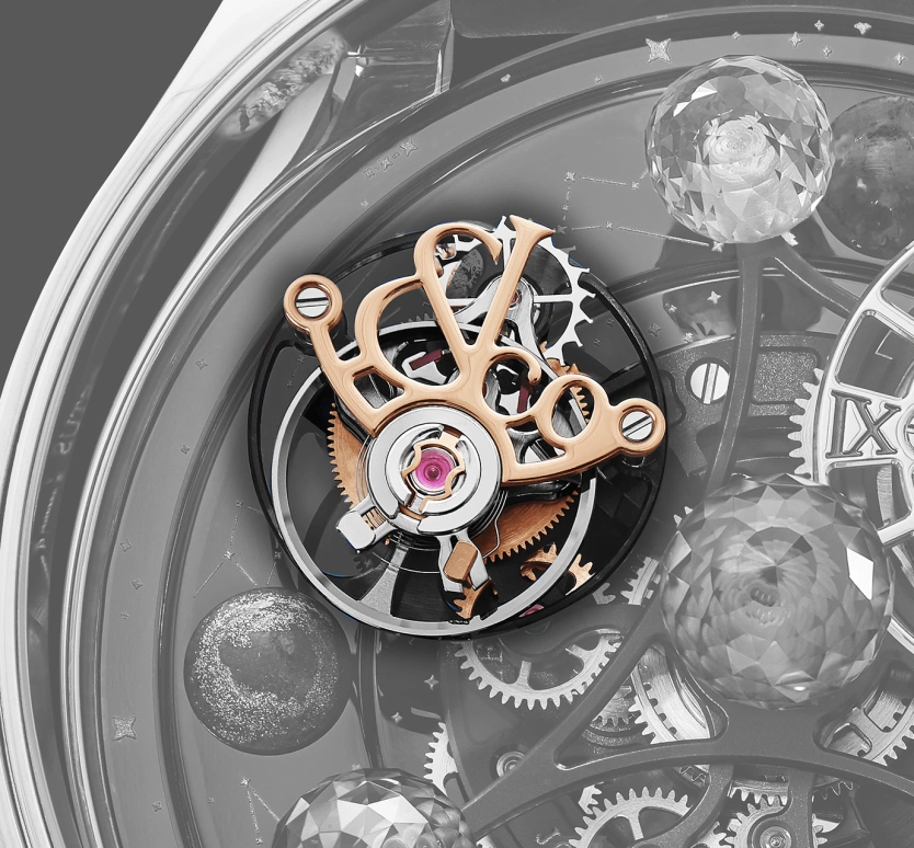 Jacob & Co.,Astronomia 45.50mm,45.50mm,Rose Gold,Sapphire,Gold,Handwound,48hours,In-house Caliber,G-DRAGON,BIGBANG,GD,AS300,AS300.40.AA.AE.ABALA