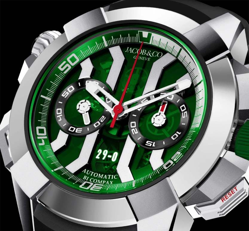 Jacob & Co.,EPIC ,Titanium,48hours,In-house Caliber,Sapphire,EC323,EC323.20.AB.AB.A