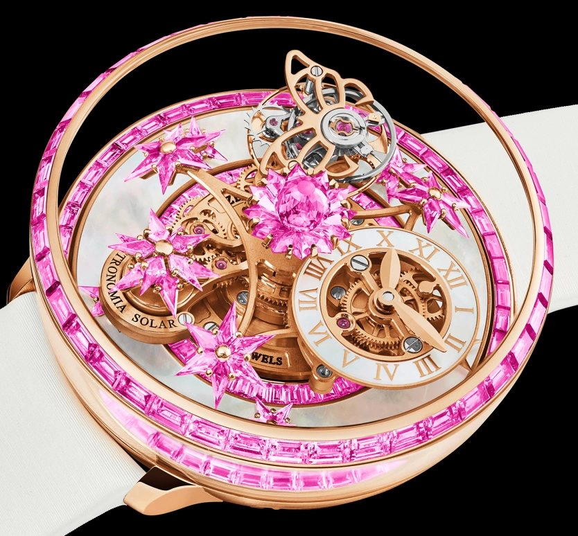 Jacob & Co.,Fleurs de Jardin ,Rose Gold,Gold,Handwound,48hours,In-house Caliber,AF321,AF321.40.BA.AD.A