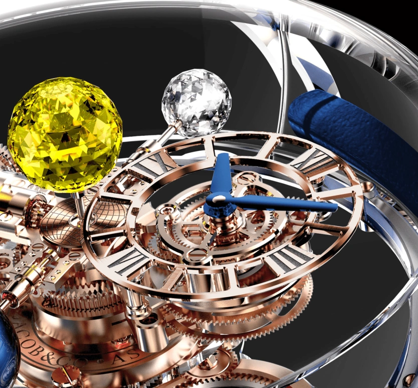 Jacob & Co.,Astronomia ,Sapphire,Handwound,60hours,In-house Caliber,AT125,AT125.80.AA.SD.A
