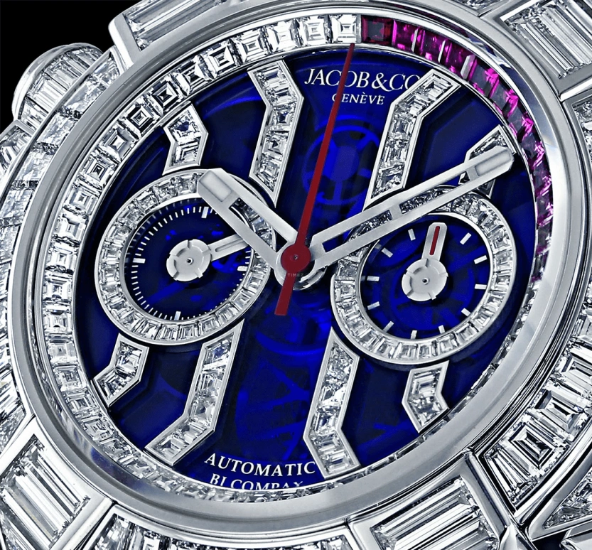 Jacob & Co.,EPIC ,Gold,White Gold,48hours,In-house Caliber,Sapphire,EC422,EC422.30.BW.LW.A