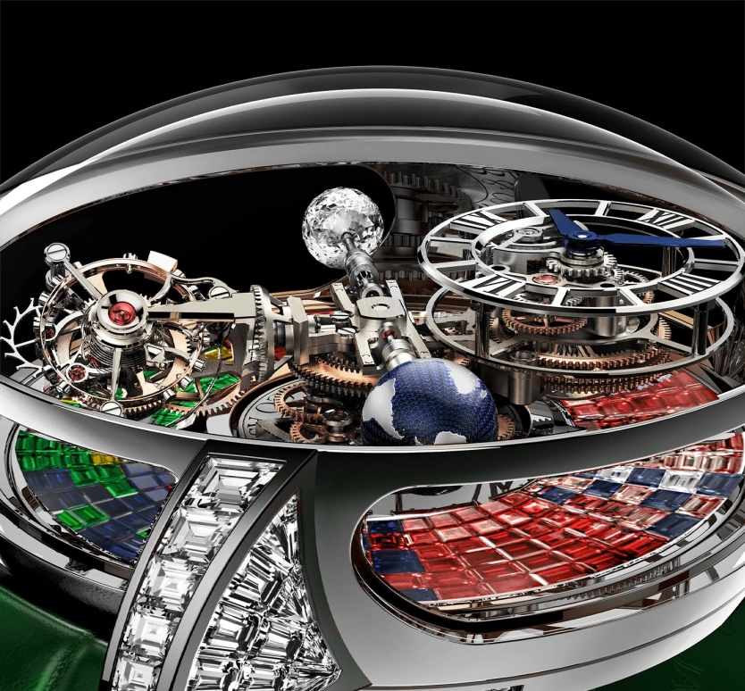 Jacob & Co.,Astronomia 50mm,50mm,Gold,White Gold,Handwound,60hours,In-house Caliber,AT800,AT800.30.BD.UC.A