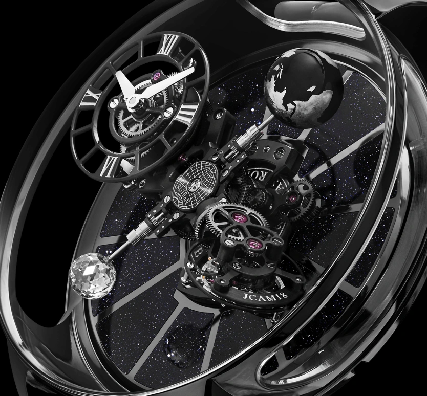 Jacob & Co.,Astronomia ,Ceramic,Handwound,60hours,In-house Caliber,AT100,AT100.95.KK.SD.B