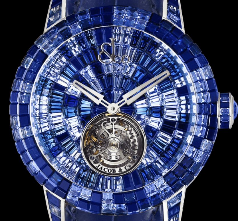 Jacob & Co.,Caviar Tourbillon 47mm,47mm,Gold,White Gold,Handwound,100hours,In-house Caliber,CV201,CV201.30.CB.CB.A