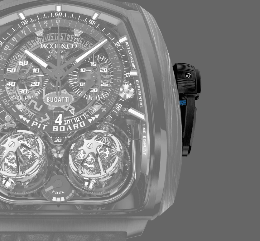 Jacob & Co.,Twin Turbo Furious ,Forged Carbon,Titanium,Carbon,Handwound,50hours,In-house Caliber,TT200,TT200.21.AB.AB.A