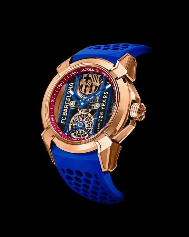 Jacob & Co.,EPIC 44mm,44mm,Rose Gold,Blue,Handwound,Tourbillon,72hours,EX112,EX112.43.AB.AA.ABRUA