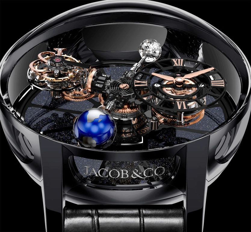 Jacob & Co.,Astronomia ,Ceramic,Handwound,60hours,In-house Caliber,AT100,AT100.95.KN.SD.B