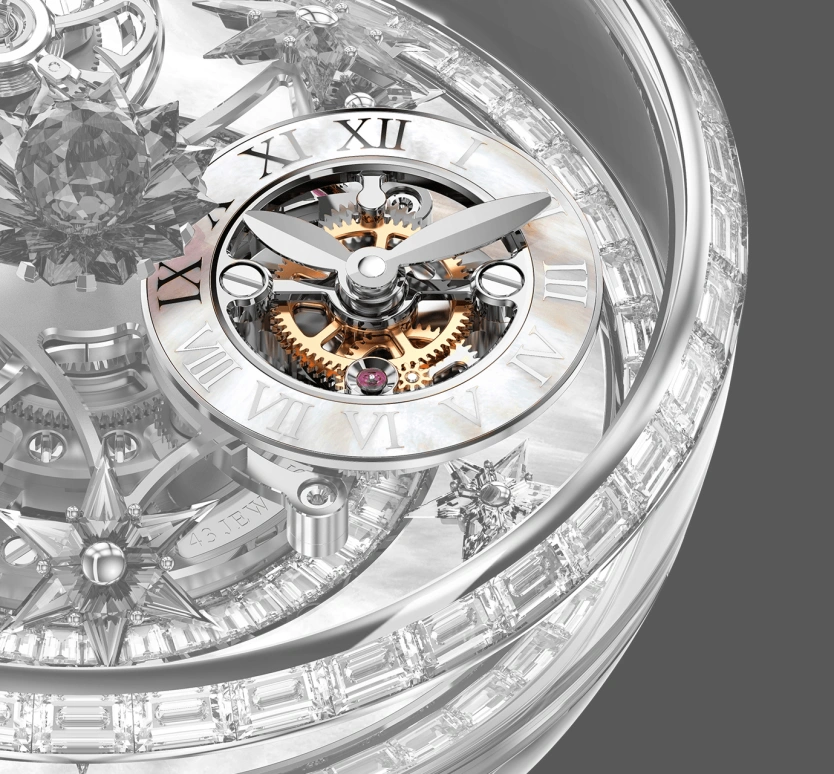 Jacob & Co.,Fleurs de Jardin ,Gold,White Gold,Handwound,48hours,In-house Caliber,AF321,AF321.30.BA.AC.A