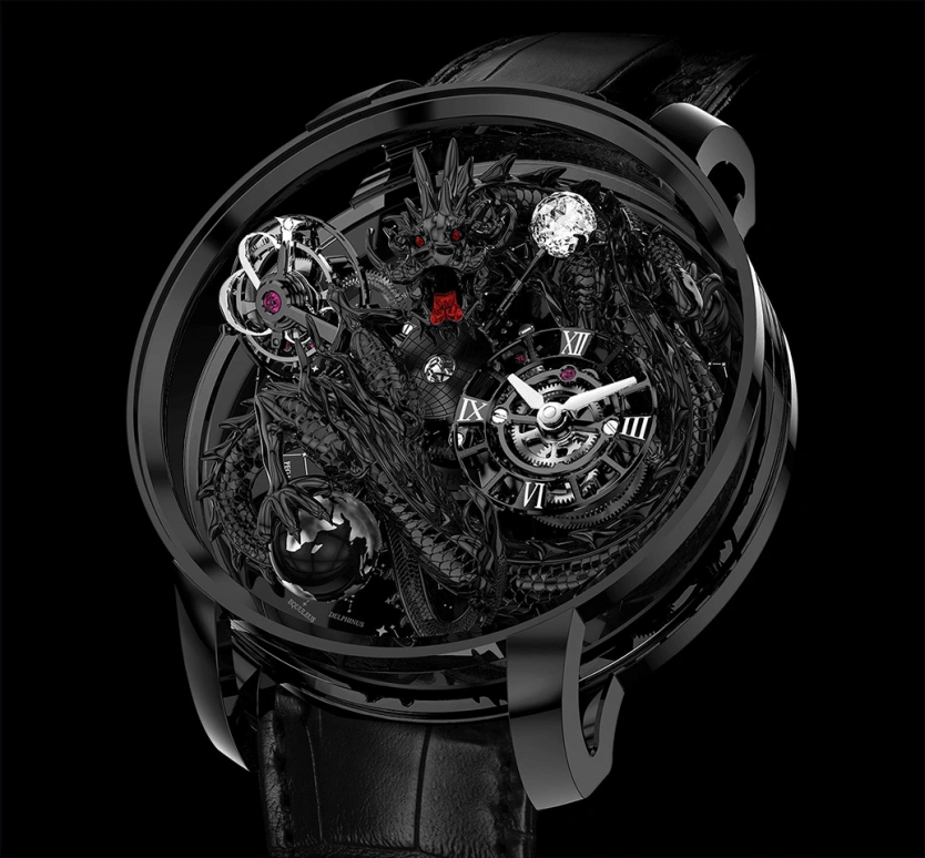 Jacob & Co.,Astronomia 47mm,47mm,Black Gold,Sapphire,Gold,Handwound,60hours,In-house Caliber,AT112,AT112.31.DR.UA.A