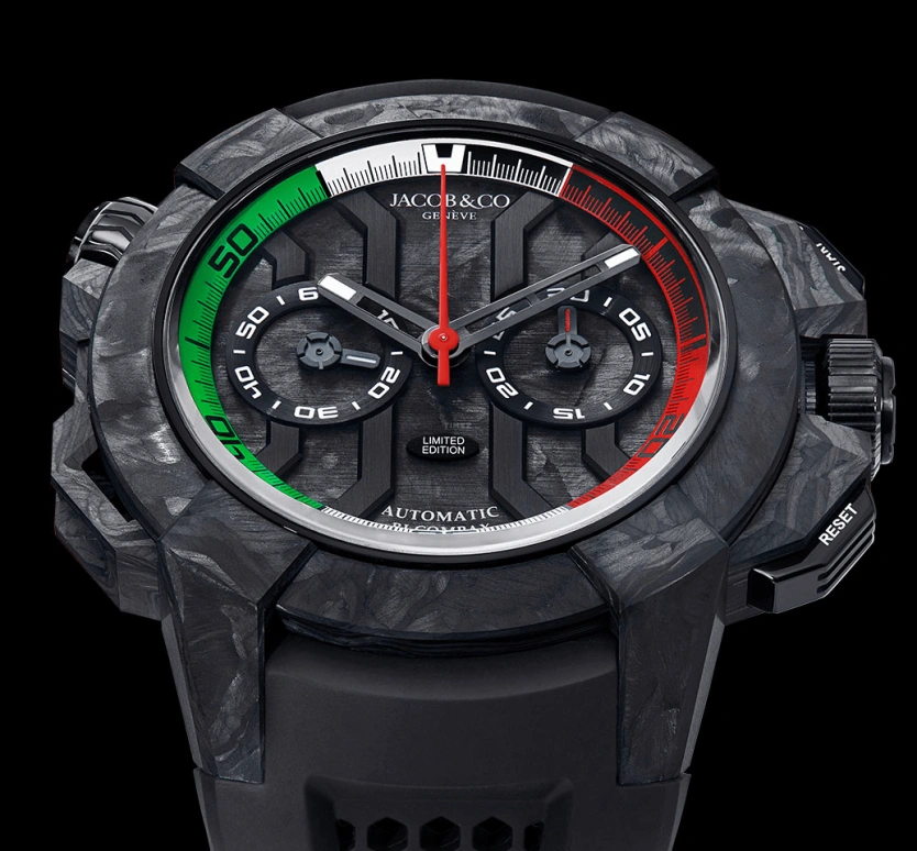 Jacob & Co.,EPIC ,Forged Carbon,Titanium,Carbon,48hours,In-house Caliber,Sapphire,EC333,EC333.29.AB.AB.A
