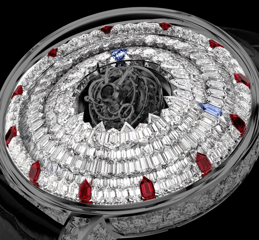 Jacob & Co.,the Mystery ,Gold,White Gold,Handwound,60hours,In-house Caliber,SN800,SN800.30.BD.AC.A