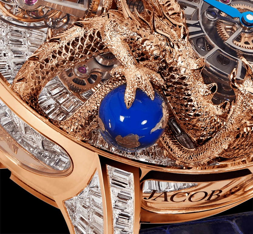 Jacob & Co.,Astronomia 50mm,50mm,Rose Gold,Sapphire,Gold,Handwound,60hours,In-house Caliber,AT802,AT802.40.DR.BD.ABALA