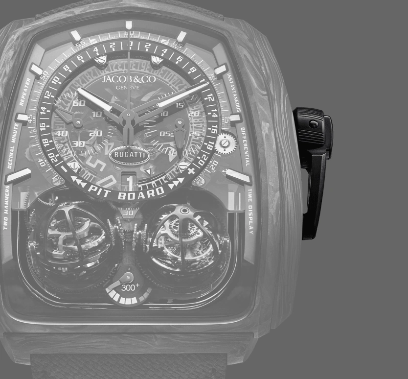Jacob & Co.,Twin Turbo Furious ,Forged Carbon,Titanium,Carbon,Handwound,50hours,In-house Caliber,TT210,TT210.29.AB.AB.ABVEA