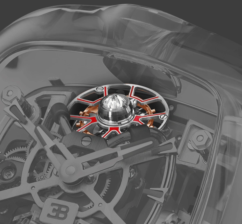 Jacob & Co.,Bugatti Chiron ,Titanium,Sapphire,Crystal,BU210,BU210.80.AC.AB.BBRUA