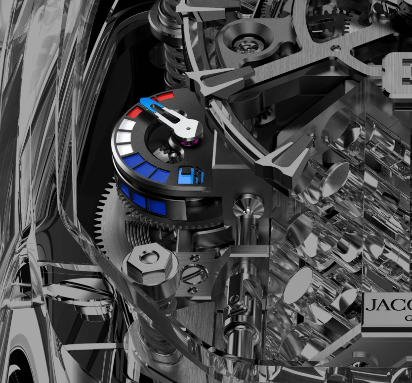 Jacob & Co.,Bugatti Chiron ,Sapphire,Crystal,Handwound,60hours,In-house Caliber,BU210,BU210.80.AI.UA.BBRUA