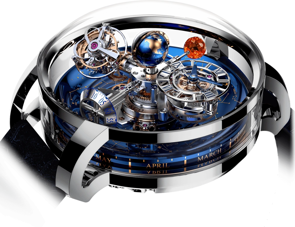 Jacob & Co.,Astronomia 47mm,47mm,Platinum,Handwound,60hours,In-house Caliber,AT110,AT110.30.AA.SD.A