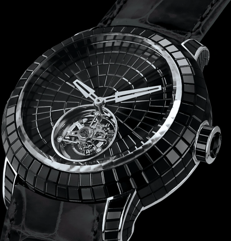 Jacob & Co.,Caviar Tourbillon ,Handwound,100hours,In-house Caliber,CV201,CV201.30.BS.BS.B