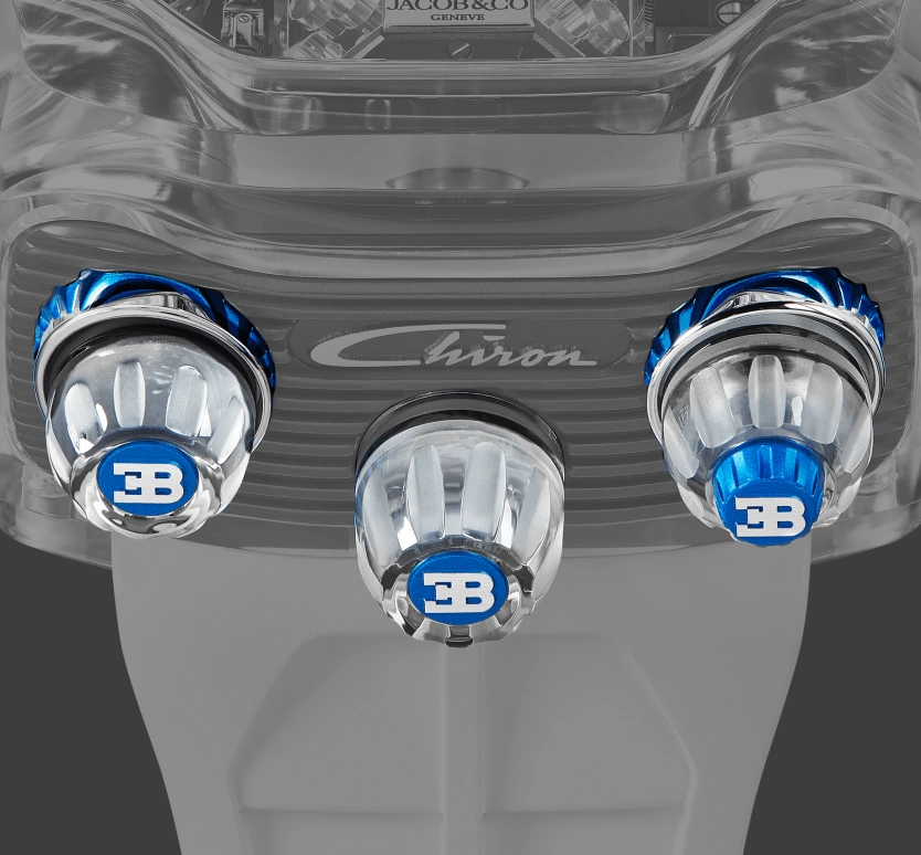 Jacob & Co.,Bugatti Chiron ,Titanium,Sapphire,Crystal,Handwound,60hours,In-house Caliber,BU210,BU210.80.AB.AA.BBRUA