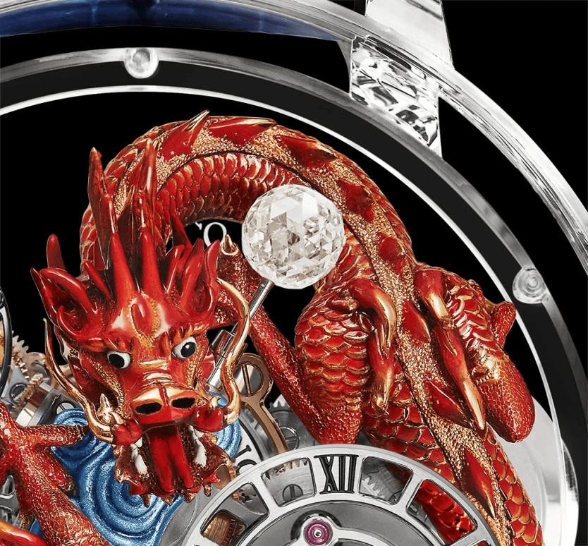 Jacob & Co.,Astronomia 50mm,50mm,Sapphire,Handwound,60hours,In-house Caliber,AT125,AT125.80.DR.UA.B