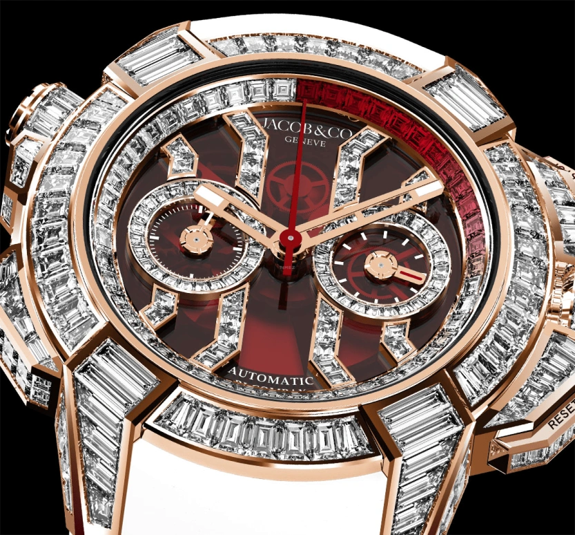 Jacob & Co.,EPIC ,Rose Gold,Gold,Sapphire,EC422,EC422.40.BW.RD.A