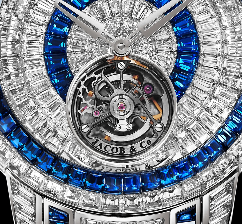 Jacob & Co.,Caviar Tourbillon ,Sapphire,Gold,White Gold,Handwound,100hours,In-house Caliber,CV300,CV300.30.BD.UA.A30BA