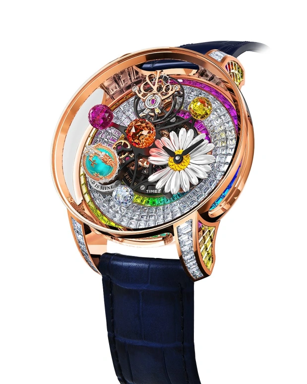 Jacob & Co.,Astronomia ,Rose Gold,Silver,Multi-Color,Sapphire,Round,Astronomia Solar G,Astronomia Solar G-Dragon