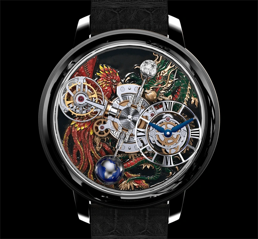 Jacob & Co.,Astronomia ,Black Gold,Gold,Handwound,60hours,In-house Caliber,AT100,AT100.31.AC.UA.B