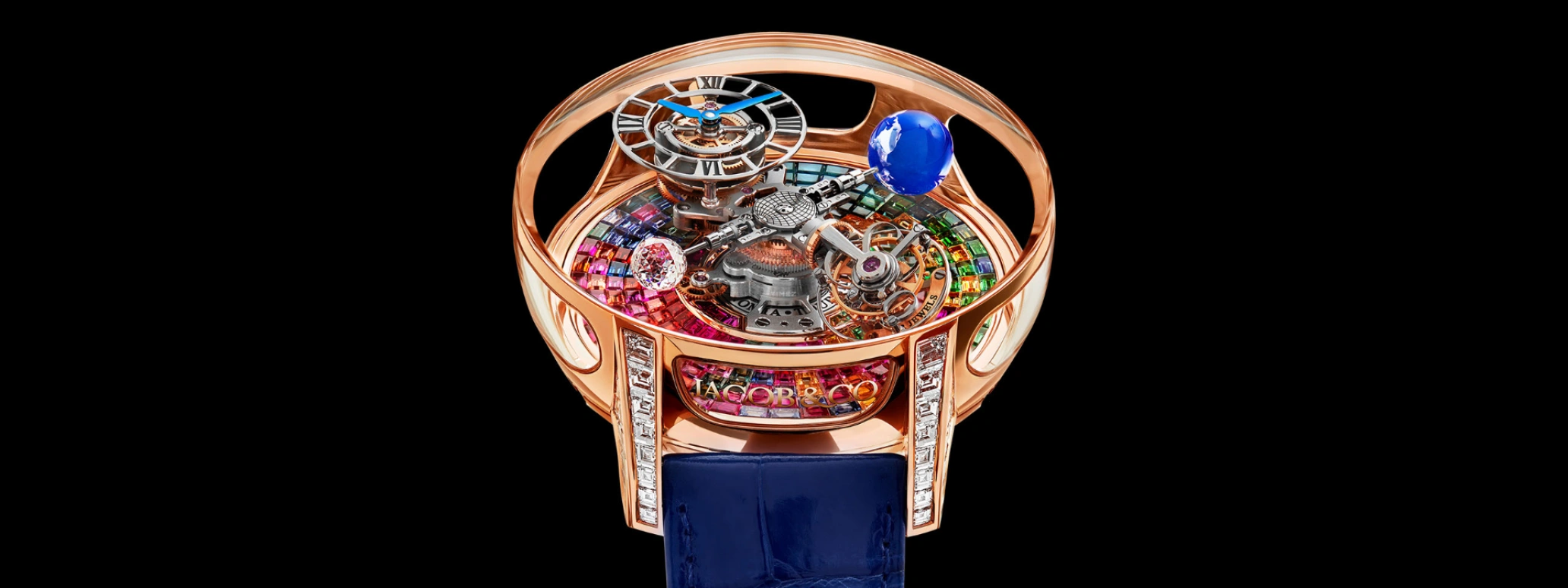 Jacob & Co.,Astronomia ,Rose Gold,Gold,Handwound,60hours,In-house Caliber,AT800,AT800.40.BD.UG.B
