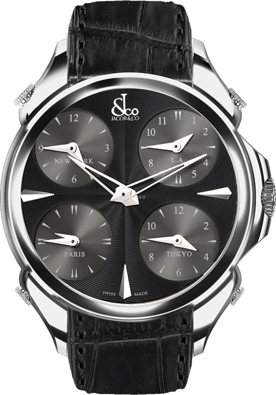 Jacob & Co. The Five Time Zone PZ500.10.NS.LA.A