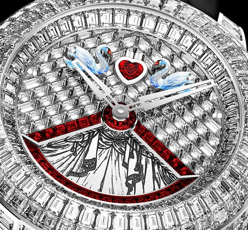 Jacob & Co.,Rasputin 47.60mm,47.60mm,White Gold,Silver,Minute Repeater,Sapphire,Round,CT200,CT200.30.BD.UB.A