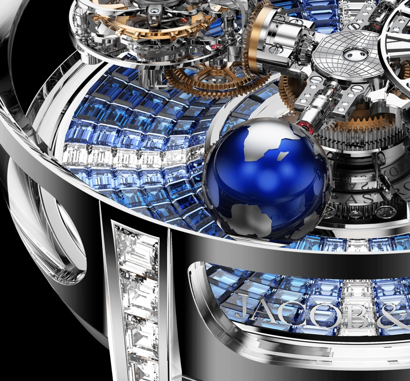 Jacob & Co.,Astronomia ,Gold,White Gold,Handwound,60hours,In-house Caliber,AT800,AT800.30.BD.UA.B