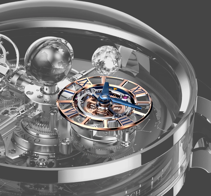 Jacob & Co.,Astronomia 47mm,47mm,Rose Gold,Gold,Handwound,60hours,In-house Caliber,AT110,AT110.40.AA.WD.A