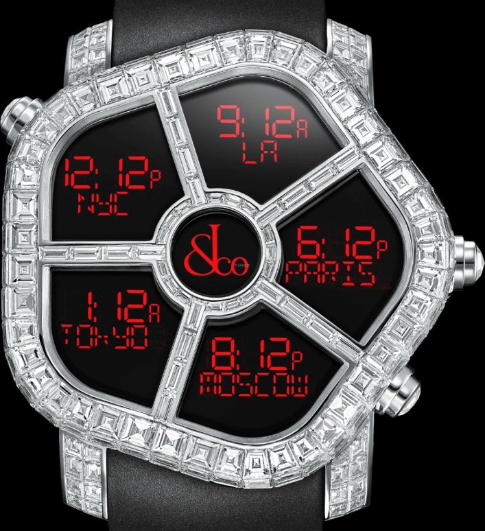 Jacob & Co.,Ghost 47mm,47mm,Gold,White Gold,Quartz,In-house Caliber,GH800,GH800.30.BD.BD.A