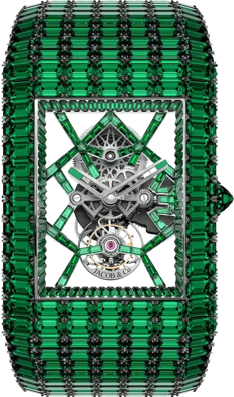 Jacob & Co.,Billionaire 54x40mm,54x40mm,White Gold,Skeleton,Handwound,Tourbillon,72hours,BL115,BL115.30.AA.UA.A30AB