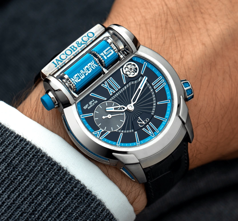Jacob & Co.,EPIC 45mm,45mm,Titanium,48hours,In-house Caliber,Sapphire,ES101,ES101.20.NS.YB.A