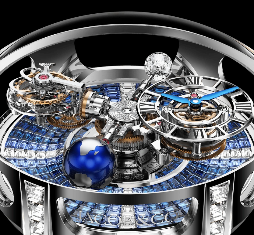 Jacob & Co.,Astronomia ,Gold,White Gold,Handwound,60hours,In-house Caliber,AT800,AT800.30.BD.UA.B