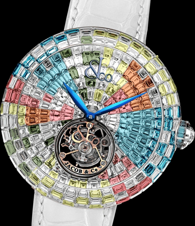 Jacob & Co.,Brilliant ,Gold,White Gold,Handwound,100hours,In-house Caliber,BT543,BT543.30.HX.UC.B