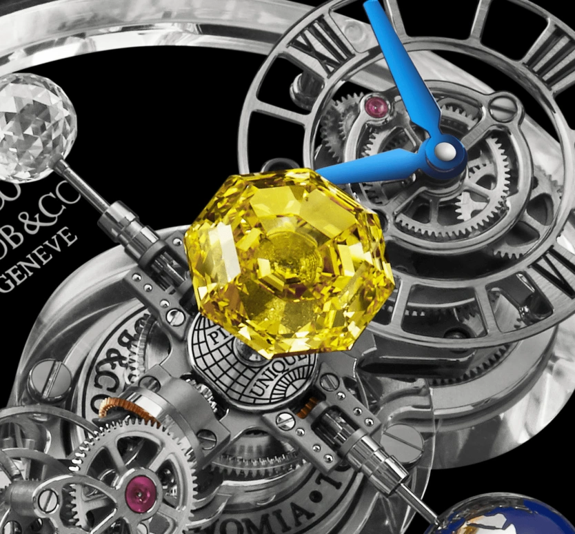 Jacob & Co.,Astronomia ,Sapphire,Crystal,Handwound,60hours,In-house Caliber,AT125,AT125.80.AA.UC.B