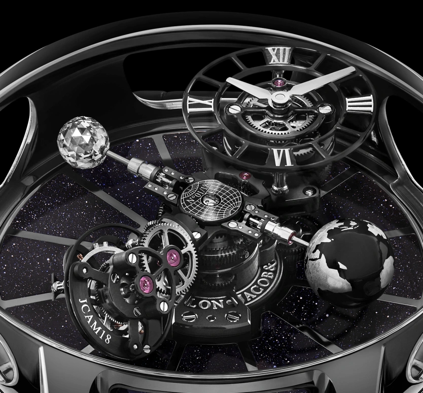 Jacob & Co.,Astronomia ,Ceramic,Handwound,60hours,In-house Caliber,AT100,AT100.95.KK.SD.B