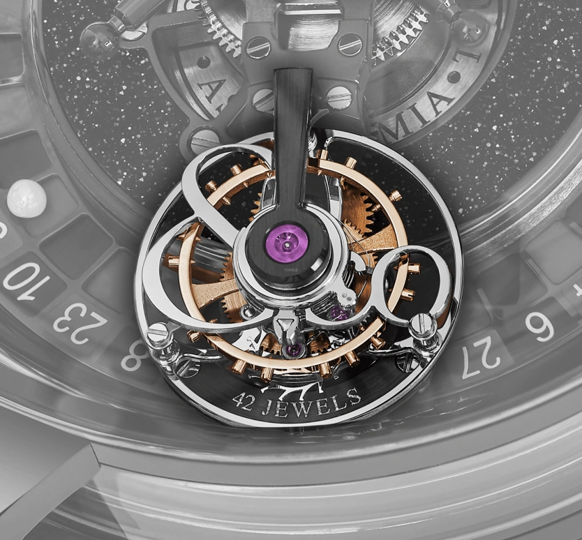 Jacob & Co.,Astronomia 47mm,47mm,Black Gold,Sapphire,Gold,Handwound,60hours,In-house Caliber,AT160,AT160.41.AA.AA.ABALA