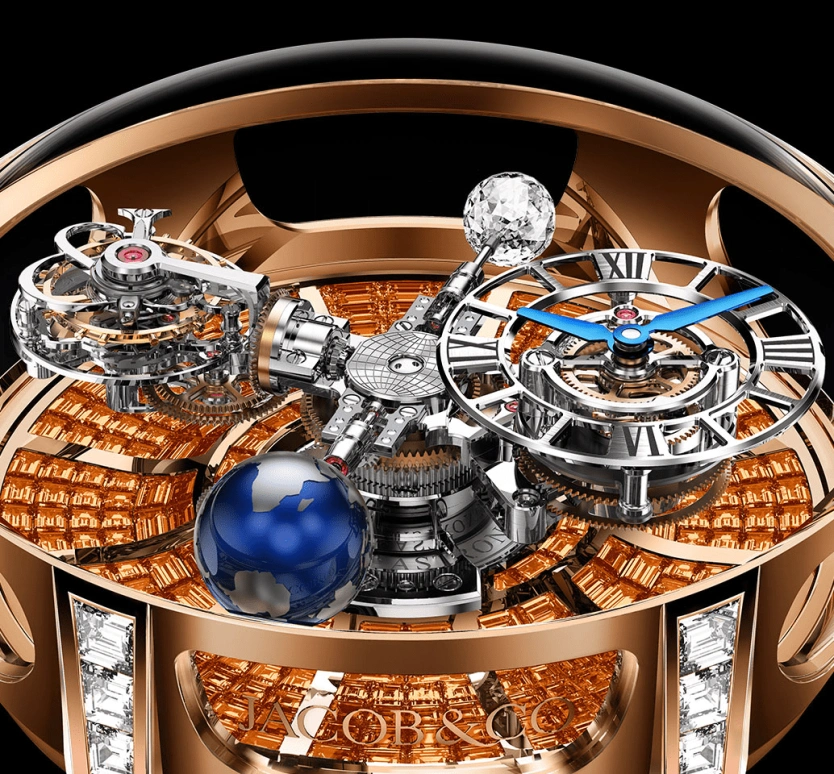 Jacob & Co.,Astronomia ,Handwound,60hours,In-house Caliber,AT800,AT800.40.BO.UA.B